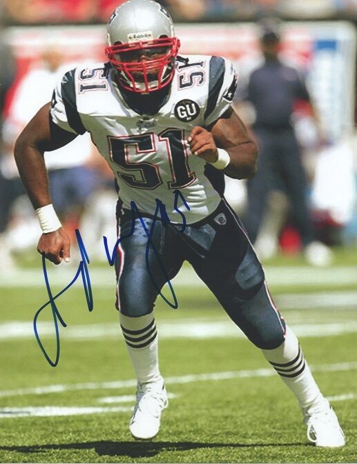 *JEROD MAYO*SIGNED*AUTOGRAPHED*Photo Poster painting*NEW ENGLAND*PATRIOTS*NFL*COA*8.5x11