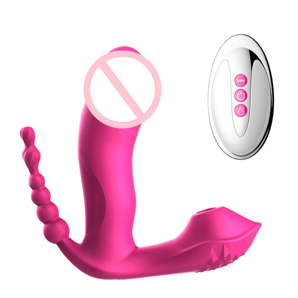 Fox M6 Invisible Vibration with Wireless Remote Control - Rose Toy