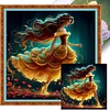Princess Belle - 11CT Stamped Cross Stitch - 40*40cm - Disney