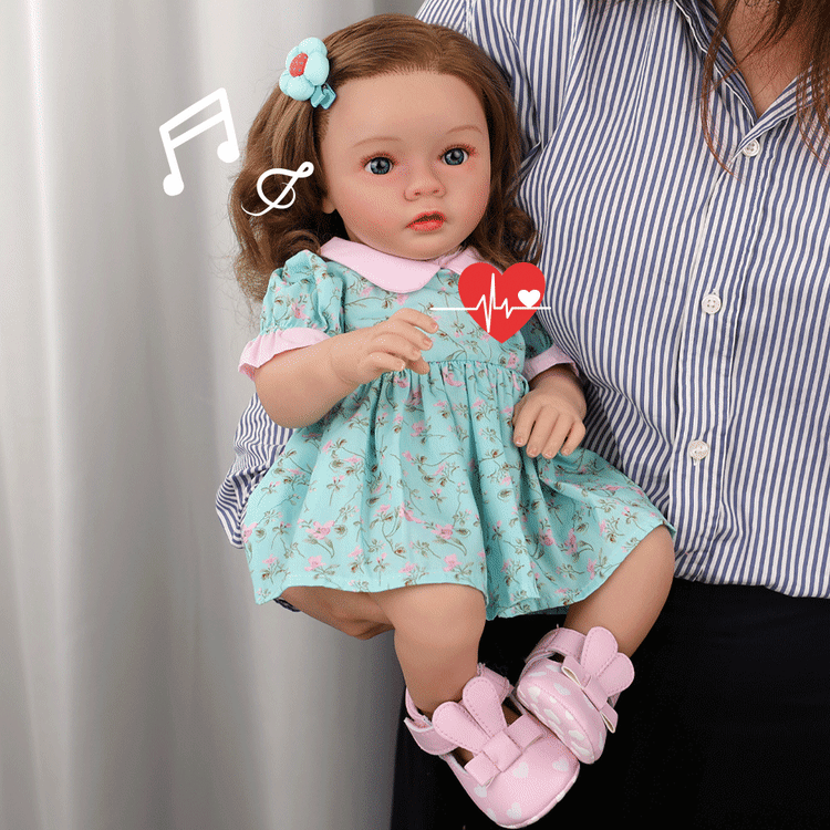Babeside Quiet Reborn Baby Daisy 20'' Toddler Girl Physical and Mental Accompaniment