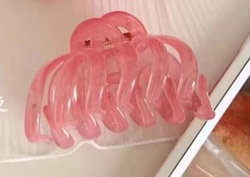 Minimalist Solid Color Plastic Hair Claws