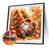 Diamond Painting-DIY Full Round Drill Autumn Gnome(40*40 CM)