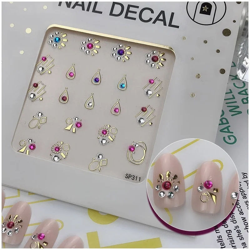 (1Pcs/Sell)Super Bright Round Ultrathin Sequins Colorful Nail Art Glitter Tips  3D girl Nail Decoration Manicure DIY Accessorie 515-Nail Inspo