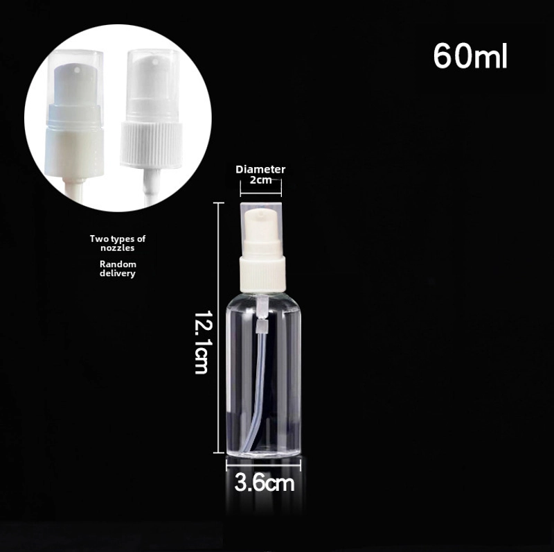 PET Lotion Cosmetic Bottle Toner Hand Sanitizer Bottled Travel Set Press Pump Transparent Facial Cleanser Bottle