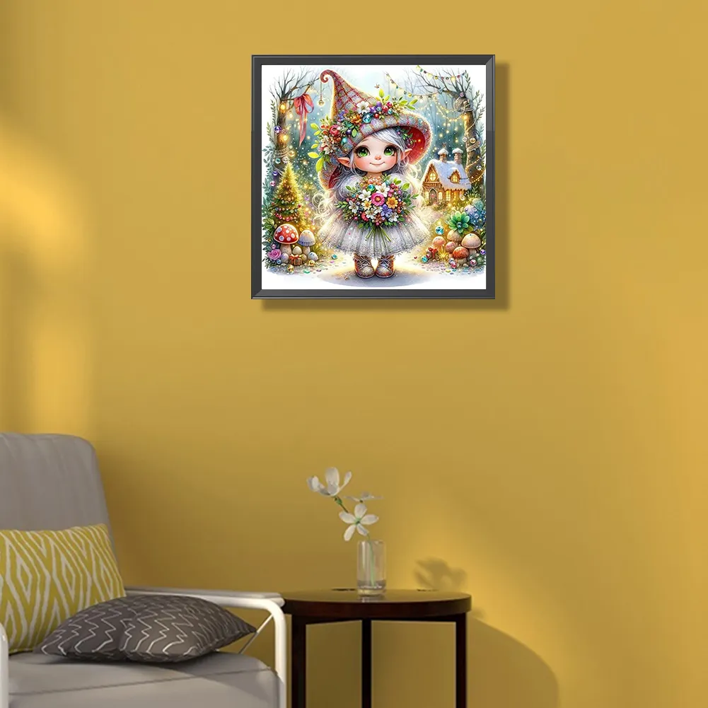 Partial AB Diamond Painting - Full Round Drill - Witch(Canvas|45*45cm)