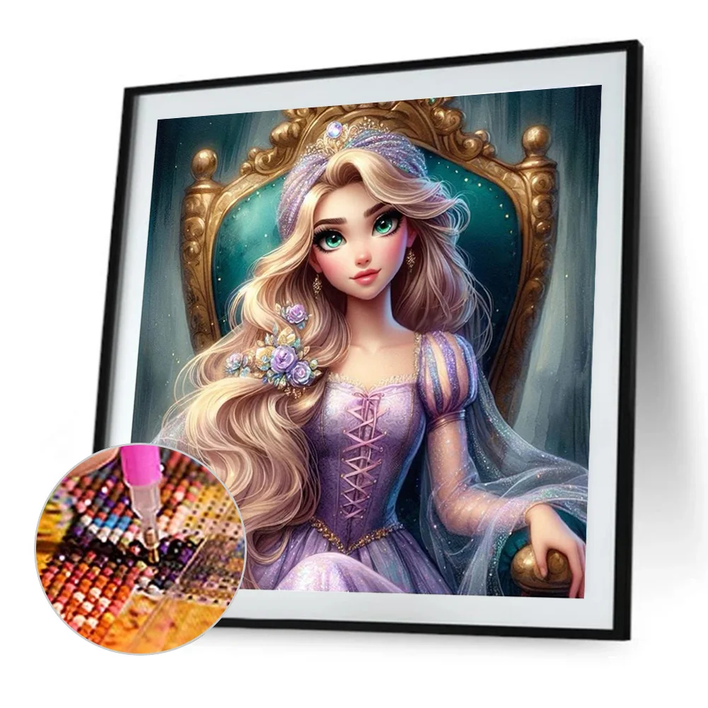 Diamond Painting - Full Round Drill - Rapunzel(Canvas|40*40cm)