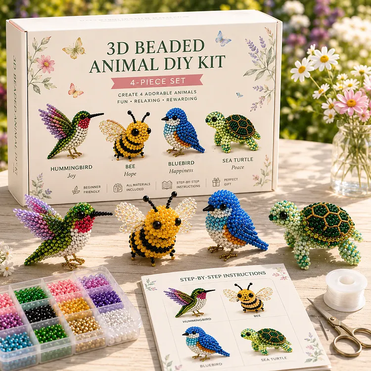 3D Beaded Animal & Fantasy DIY Collection
