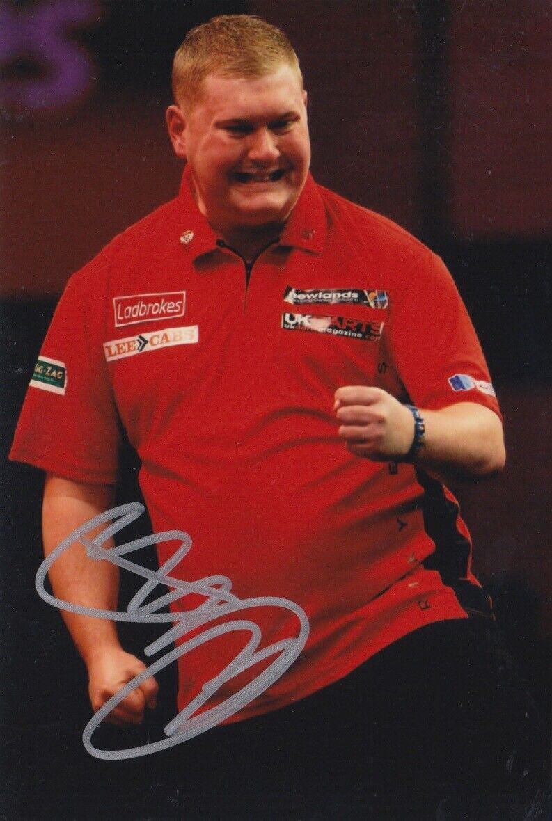 RICKY EVANS HAND SIGNED 6X4 Photo Poster painting - DARTS AUTOGRAPH - RAPID 6.