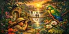 Luxury AB Velvet Diamond Painting Kit - Nature Explorer
