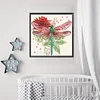 Diamond Painting-DIY Crystal Rhinestone Xmas Dragonfly