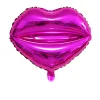 20PCS Red Lips Purple Aluminum Film 18" Balloons Wedding Engagement Party Ceremony Decors