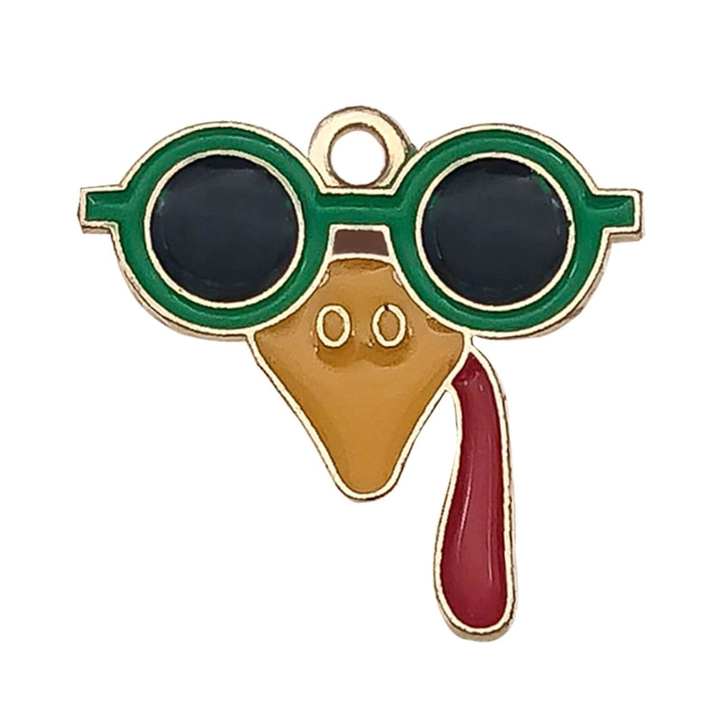 20 PCS/Package 19x18mm 19x22mm 23x14mm Alloy Animal Pumpkin Mushroom Pendant Jewelry Accessories