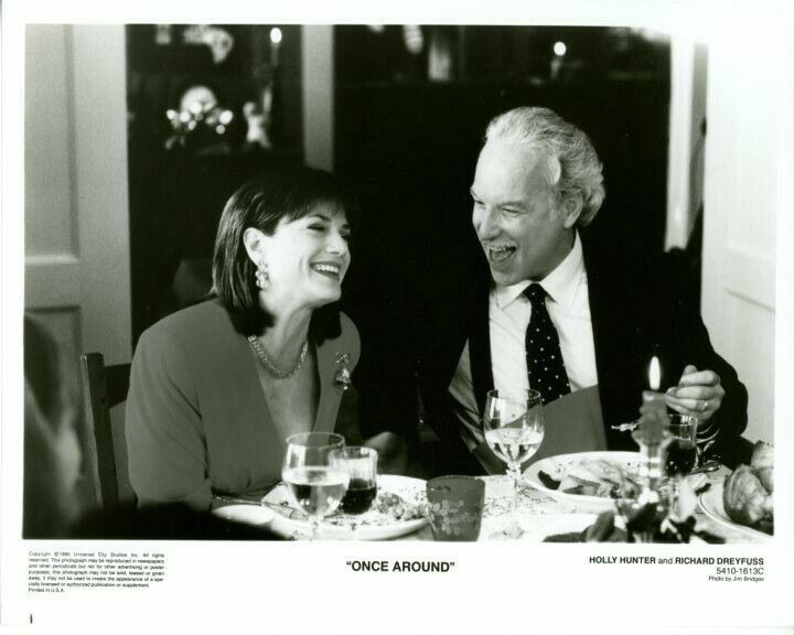 Holly Hunter Richard Dreyfuss Once Around Original Press 8X10 Photo Poster painting