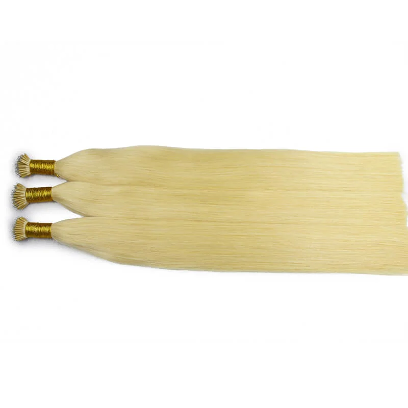 Nano Ring Hair Extensions #613 Platinum Blond 100Gram Per Pack