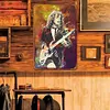 Angus Young - Panneaux en &eacute;tain m&eacute;tallique(20*30cm/30*40cm) - Musique