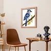 Blue Bird On Branch-14CT Stamped Cross Stitch 16*18cm/6.3*7.09in tapestrymarket