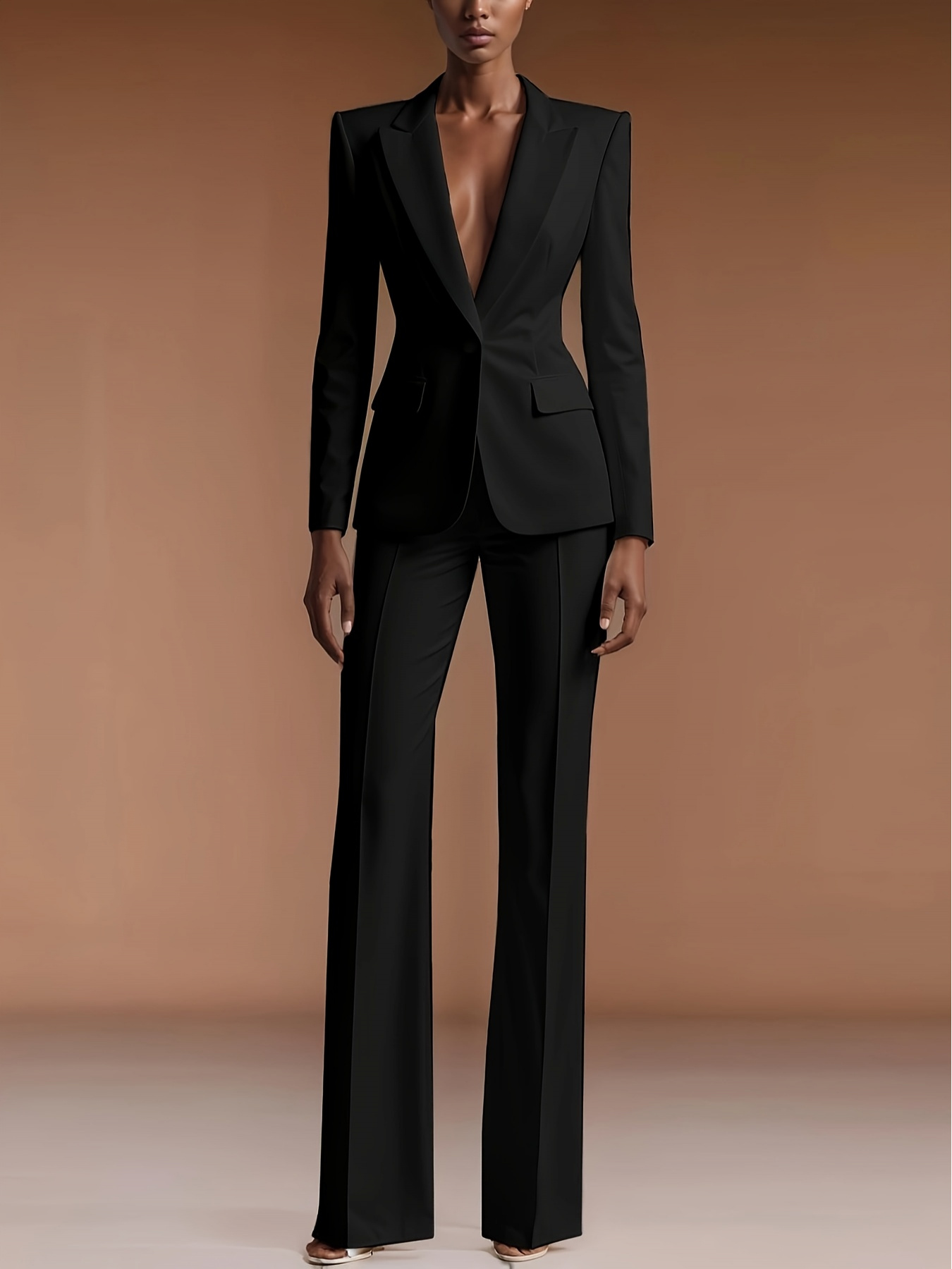 2025 New High-End Professional Formal Wear White Blazer+ Dress Pants Two-Piece Set Commuting Suit, Pant Suits for Women Elegant Classy, Formal Suit for Women, Business Attire, Corporate Fashion, Elegant Suit, Sophisticated Style, Durable Material