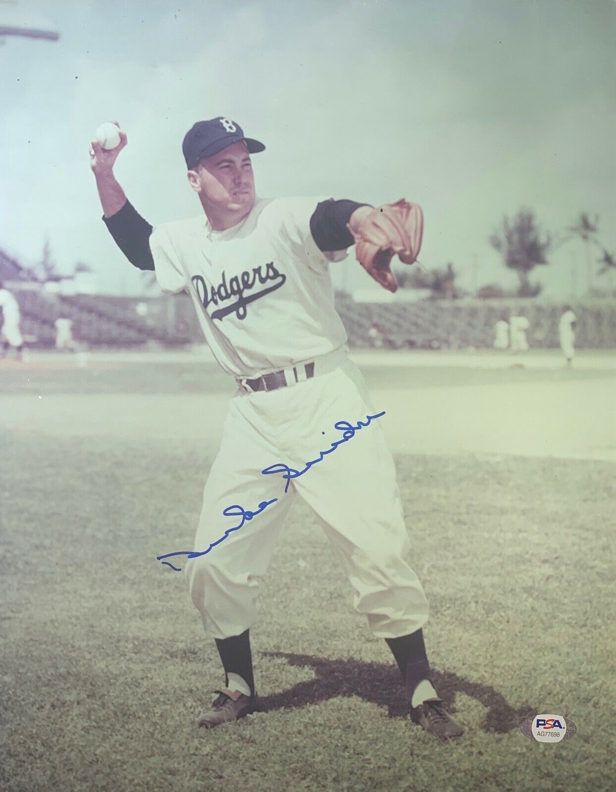 Duke Snider autographed signed 11x14 Photo Poster painting MLB Brooklyn Dodgers PSA COA