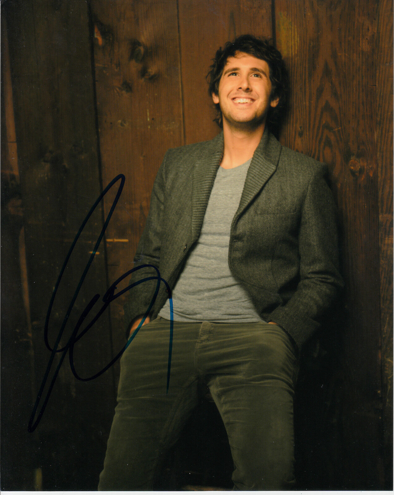 JOSH GROBAN SIGNED COOL Photo Poster painting UACC REG 242