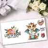 uk.everydayedeals 6Pcs DIY Diamond Painting Greeting Card - Dinosaurs
