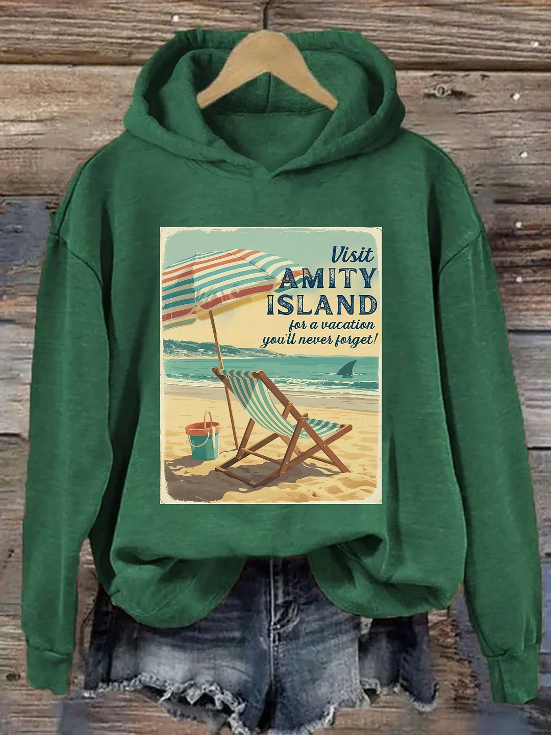 Jaws Amity Island Hoodie