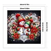 Christmas Snowman-14CT Stamped Cross Stitch 40*40cm/15.75*15.75in