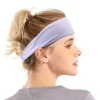 Unisex Sport Plain Colorful Lines Elastic Sweat Hair Head Bands