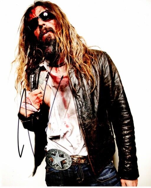 Rob Zombie Signed - Autographed White Zombie - Heavy Metal Singer 8x10 Photo Poster painting