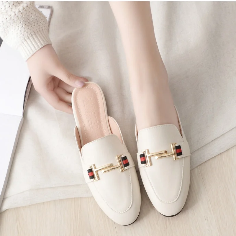 The spring of 2020 designer shoes woman slides outdoor platform slippers   square ladies mules zapatos de mujer