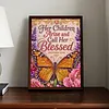 Orange Butterfly Blessing Diamond Painting Kits for Adults Beginners 30x40cm