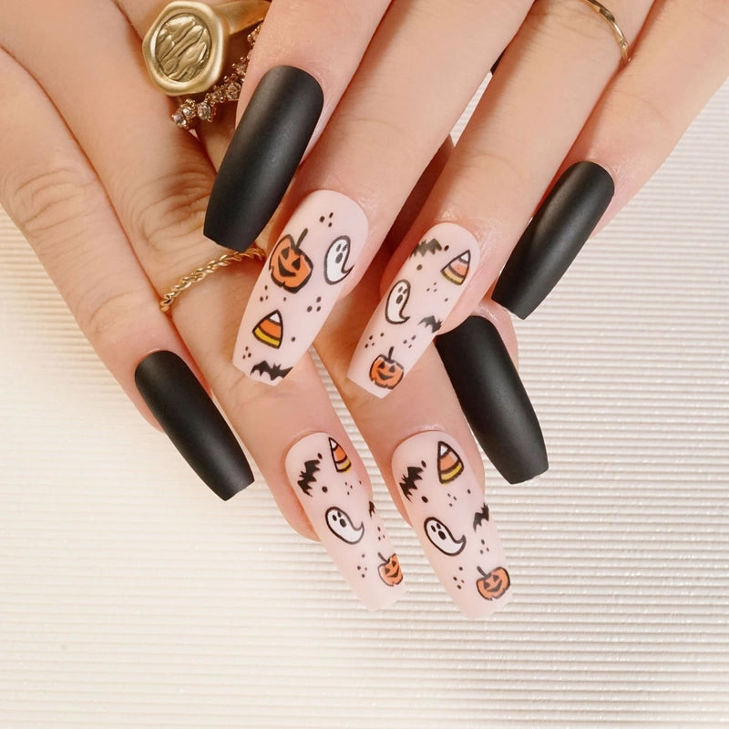 Halloween Cool Style Blood Stains Press-on Nails 1 Set