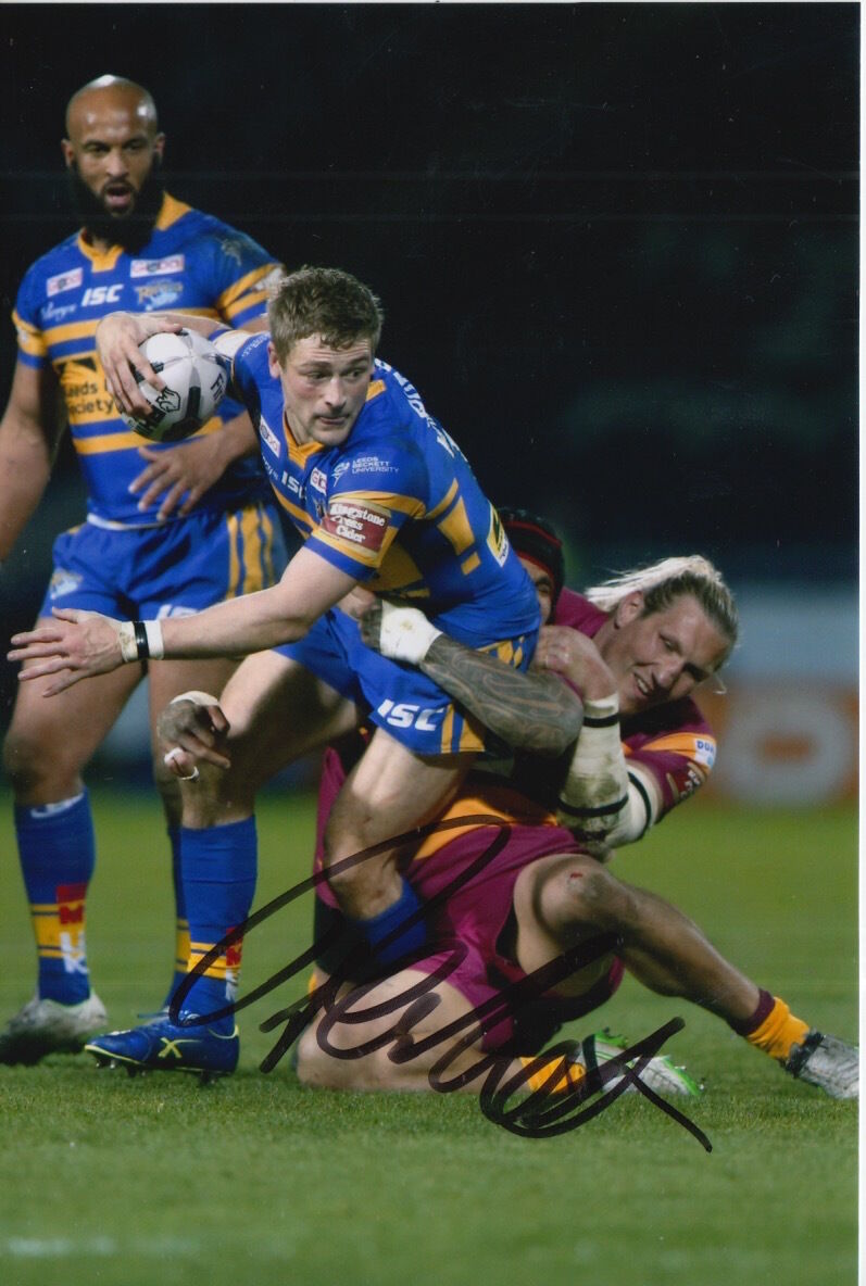 LEEDS RHINOS HAND SIGNED JIMMY KEINHORST 6X4 Photo Poster painting 1.