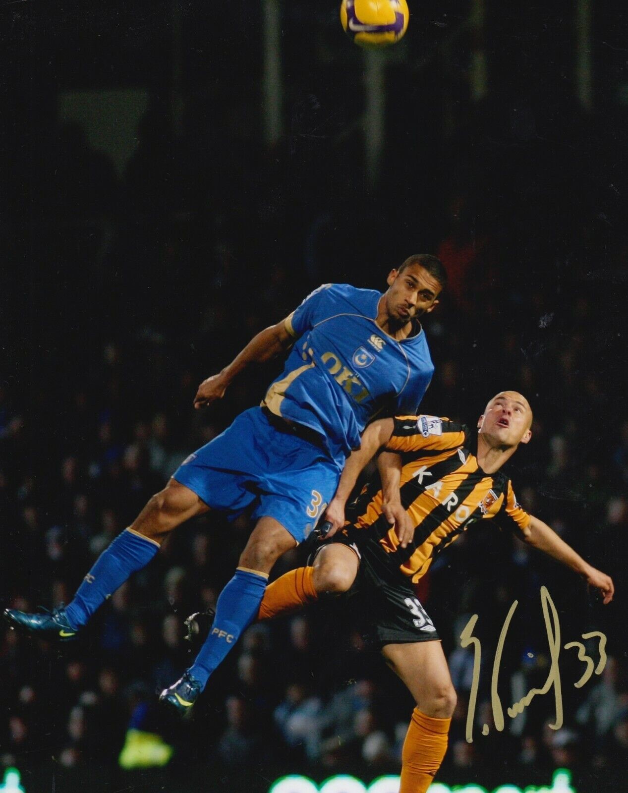 Stelios Giannakopoulos Hand Signed 10x8 Photo Poster painting - Hull City - Football Autograph