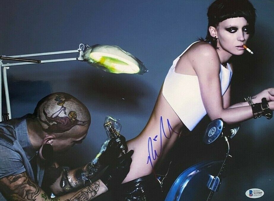 Rooney Mara signed autographed 11x14 Photo Poster painting Girl with the Dragon Tattoo COA