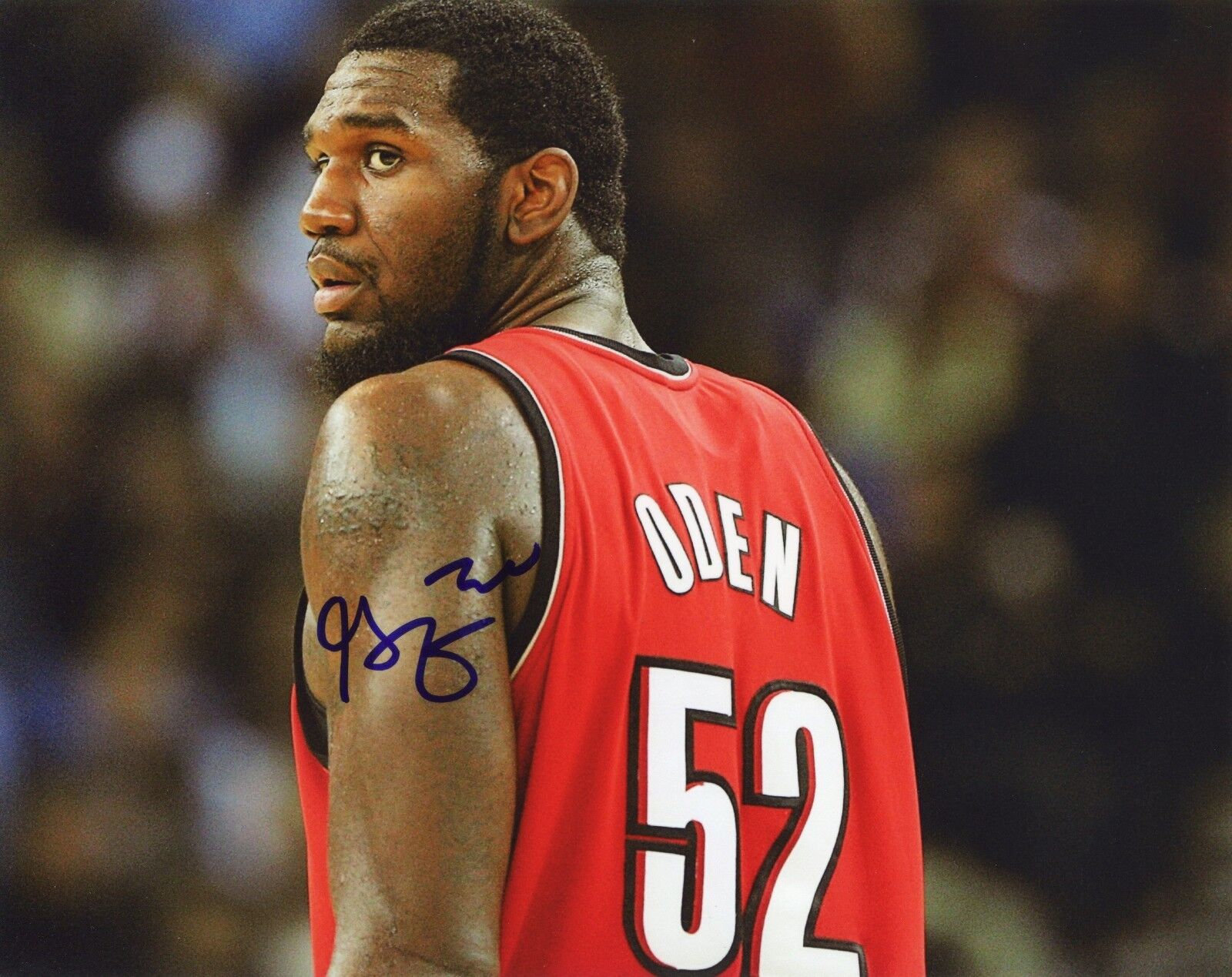 ~~ GREG ODEN Authentic Hand-Signed Portland Trail Blazers