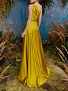 Irregular Clipping One-Shoulder Maxi Dress