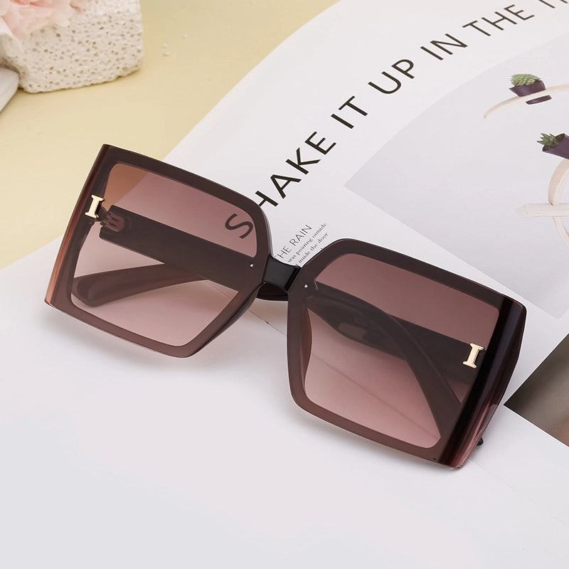 Streetwear Gradient Color Pc Square Full Frame Women’s Sunglasses