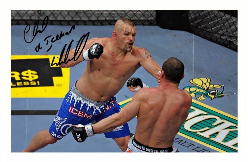 CHUCK LIDDELL - UFC AUTOGRAPH SIGNED Photo Poster painting POSTER PRINT