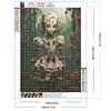 Diamond Painting-5D Full Round Drill Skull Doll