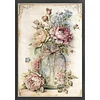 (Big Size)Peony In Vase - 11CT Stamped Cross Stitch - 40*60cm - Flower