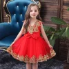 Flower Girl Dress Elagent Baptism Birthday Party Wedding Lace Tutu Dress - honeylives