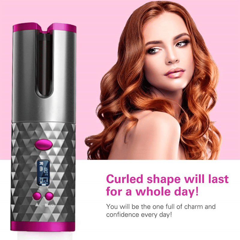 🔥Last Day Promotion 40% OFF🔥AHassle-Free Hair Styling with Auto Rotating Ceramic Curling Iron