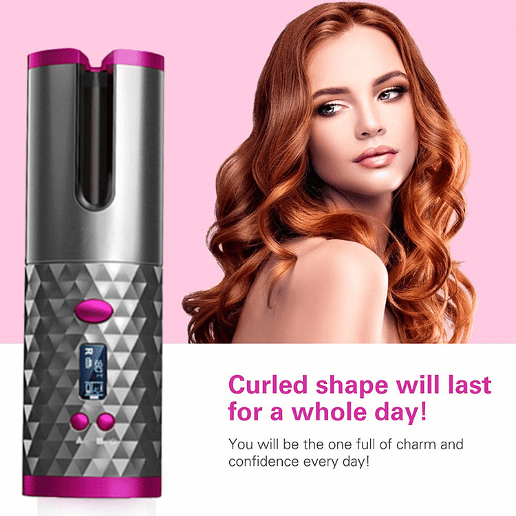 🔥Last Day Promotion 50% OFF🔥Auto Rotating Ceramic Hair Curler