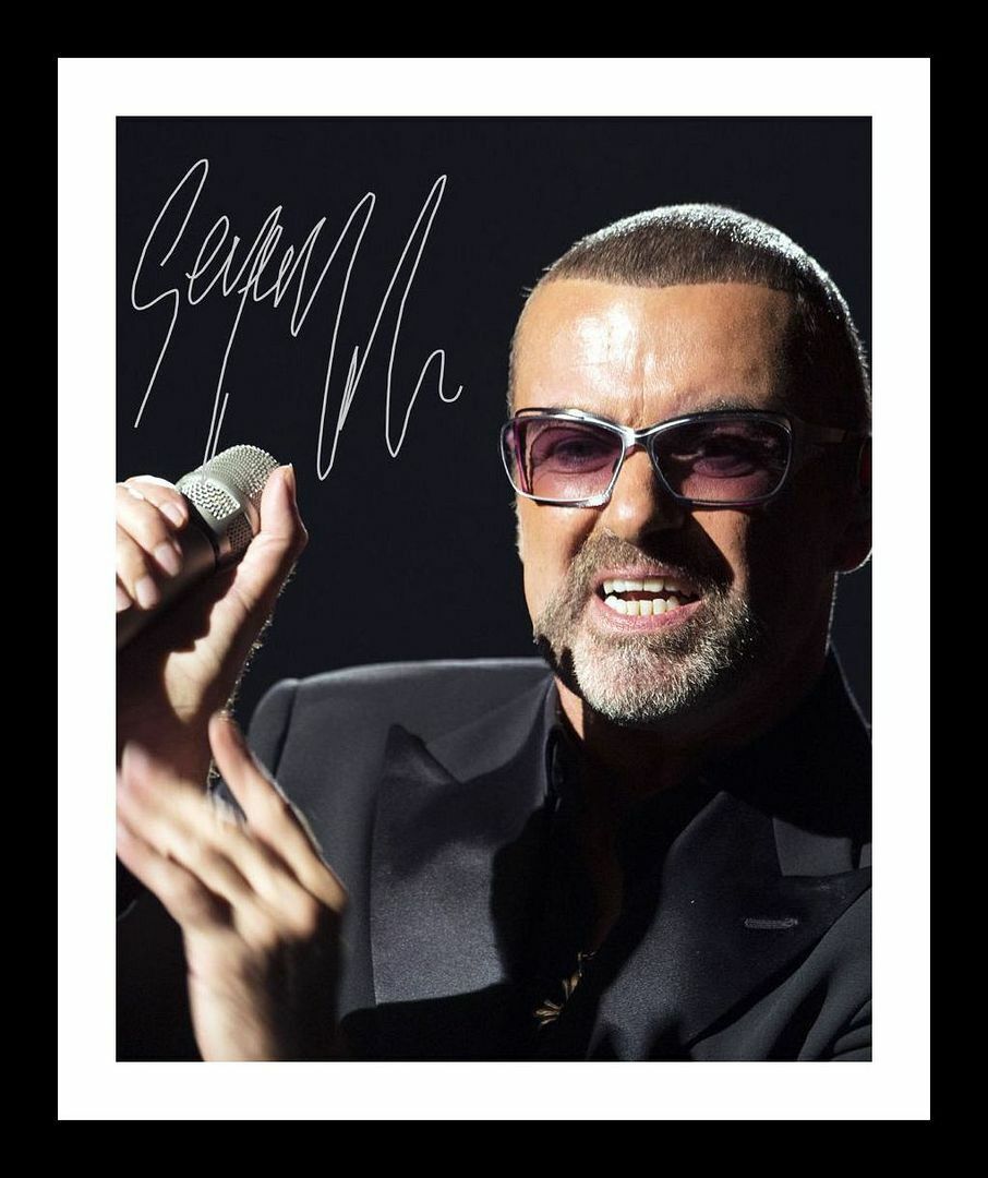 George Michael Autograph Signed & Framed Photo Poster painting 6