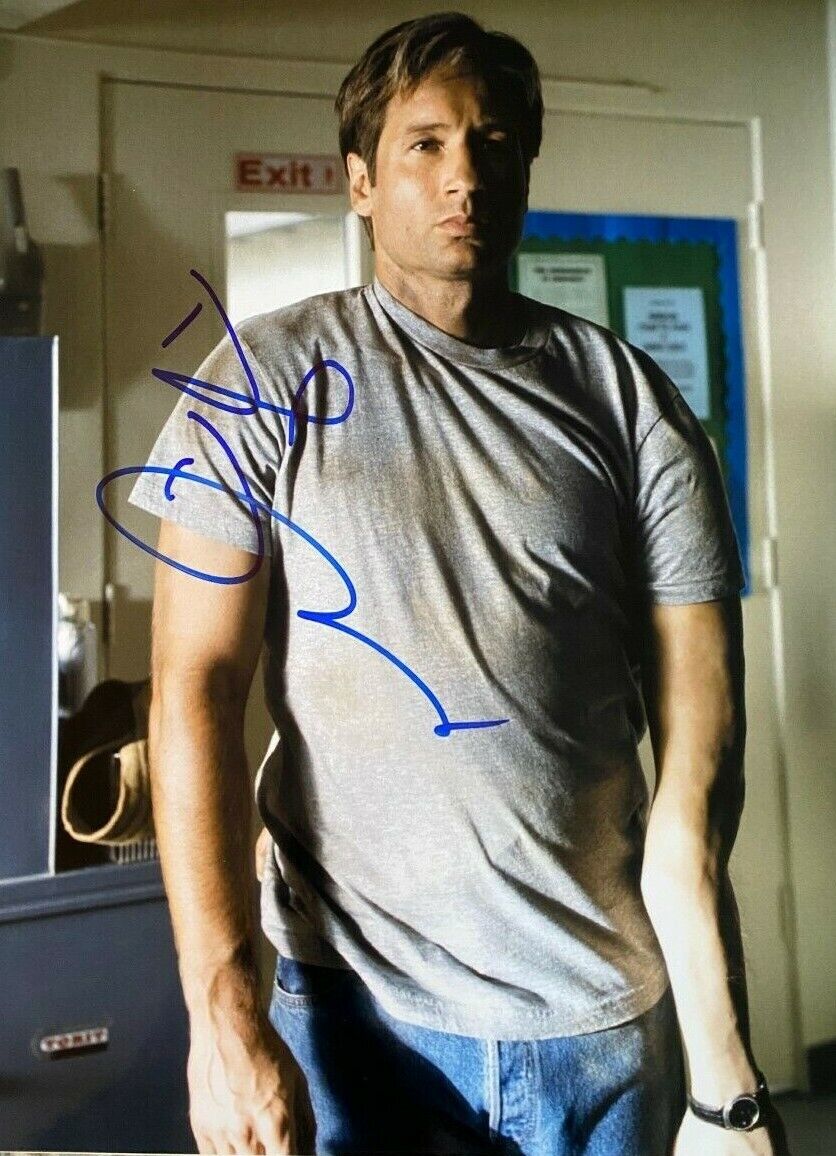 David Duchovny signed autographed 11x14 Photo Poster painting X-Files Fox Mulder