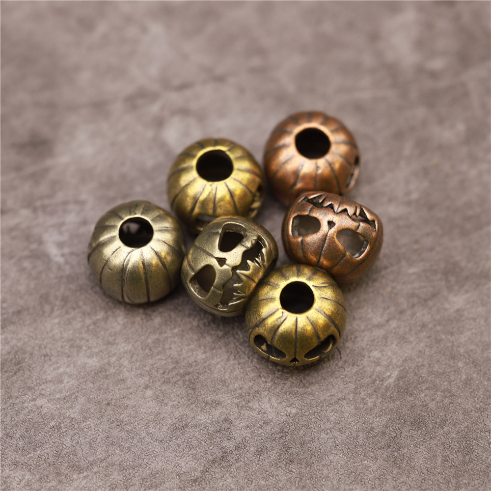 Fantastic Halloween Pumpkin Style Paracord Bead, Knife lanyard Bead C8