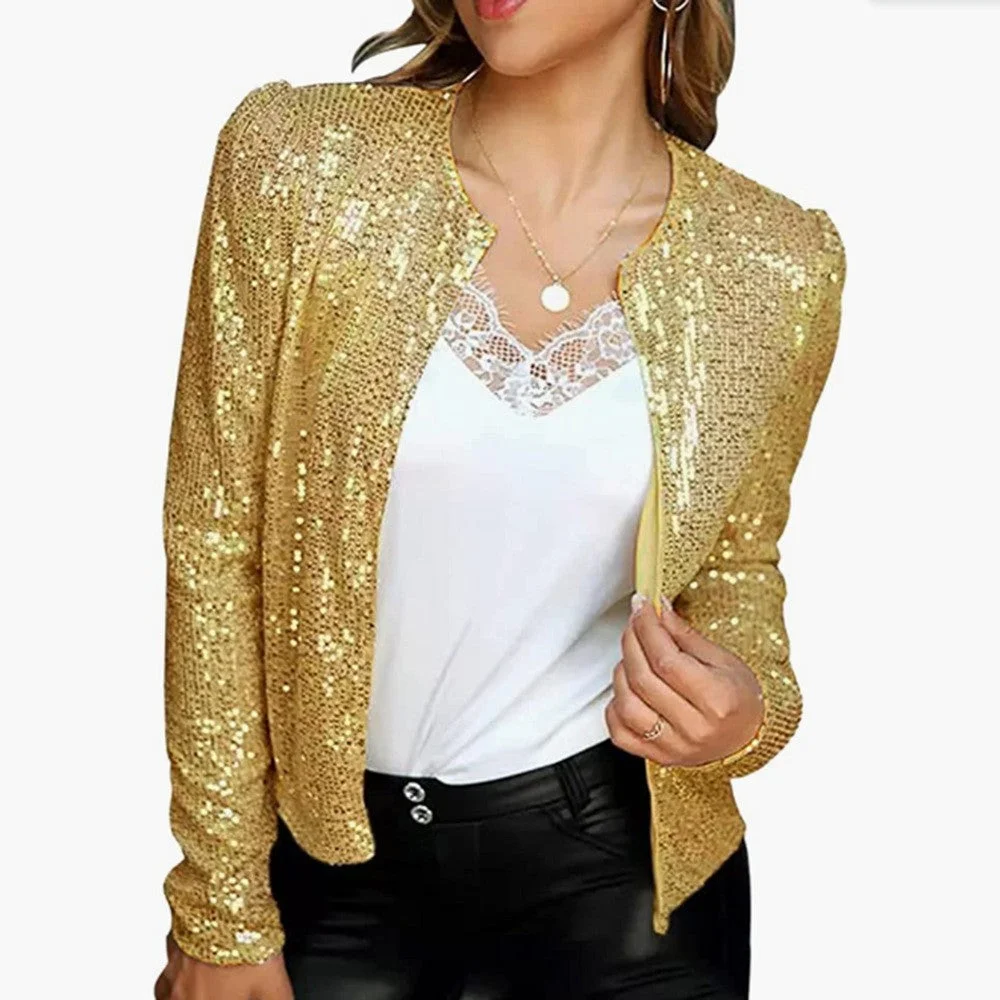 Uveng Pretty Spring Fashion Sequined Casual Clothing
