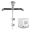 [US Local Warehouse] 50 Gallon Pneumatic Paint Mixer 1/2 HP 200L IBC Air Agitator With Support Hanger Paint Automatic Stirring Machine for Ink Resin Adhesive Che-mical Dissolution