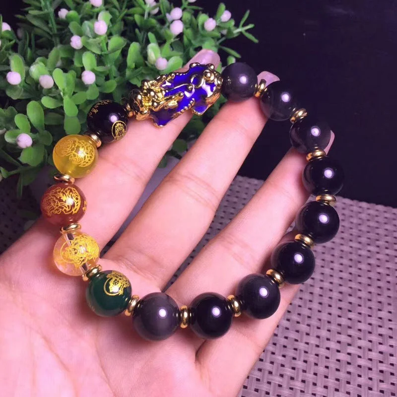 PiYao Citrine Agate Wealth Bracelet