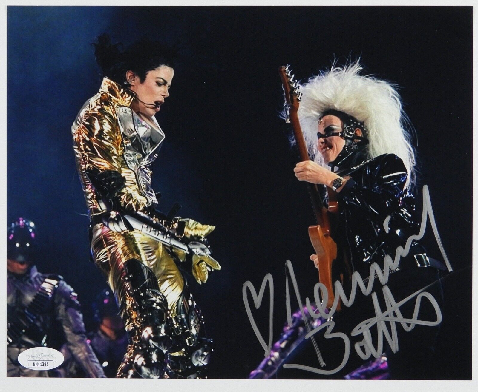 Jennifer Batten Michael Jackson Guitarist JSA Autograph Signed 8 x 10 Photo Poster painting